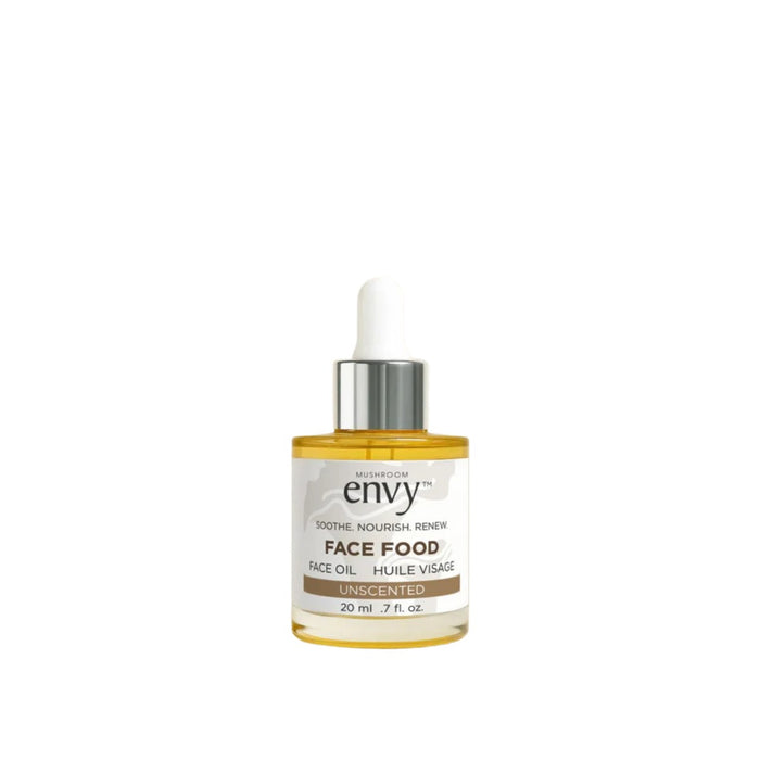 Mushroom Envy Organic Face Food Calming Facial Oil - Unscented - Travel Size