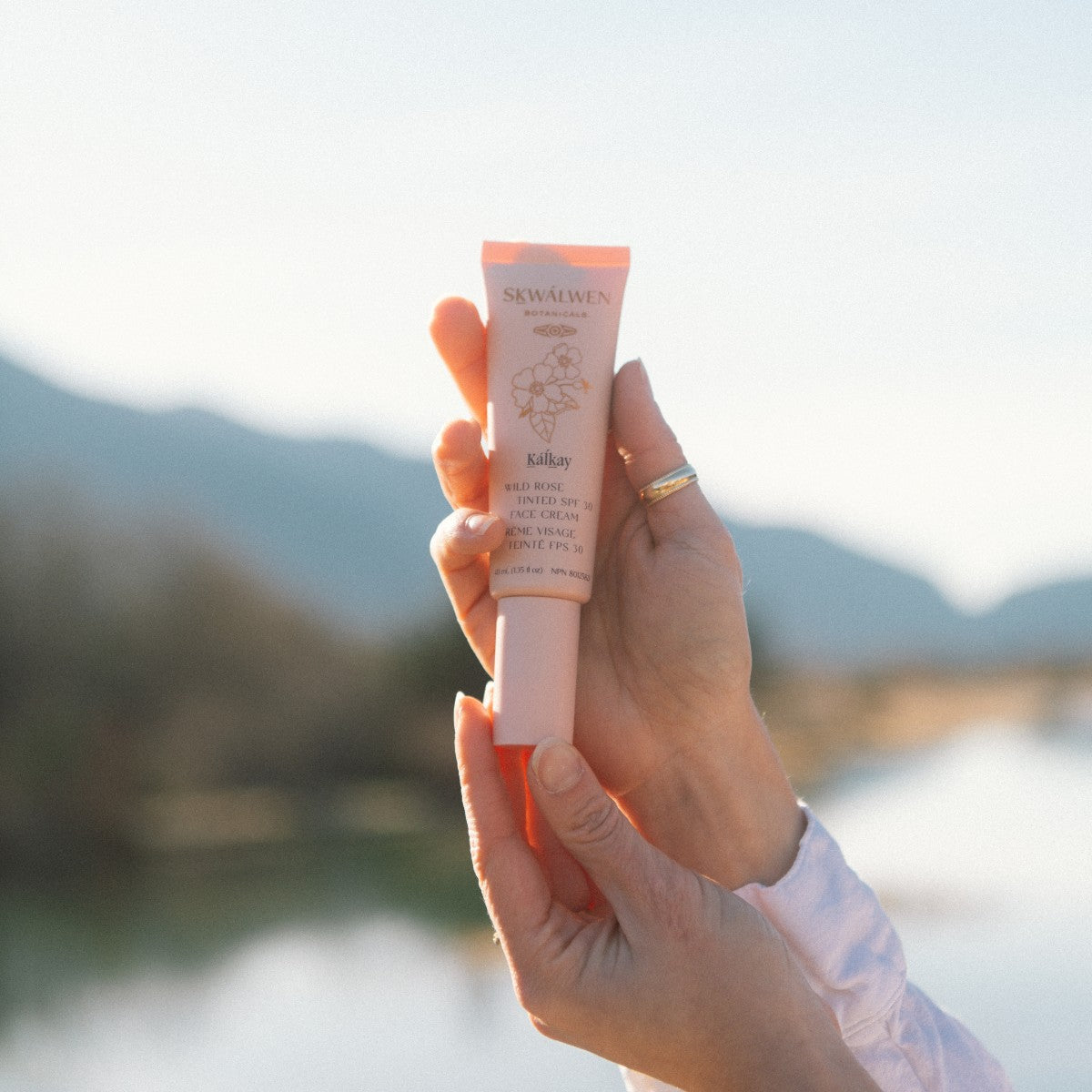 Skwalwen Botanicals Kalkáy Wild Rose Tinted SPF 30 Face Cream