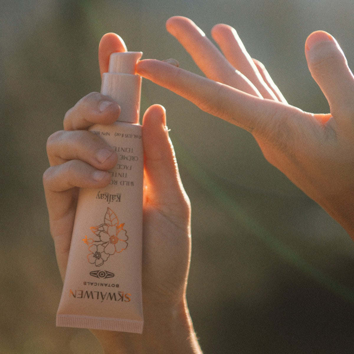 Skwalwen Botanicals Kalkáy Wild Rose Tinted SPF 30 Face Cream
