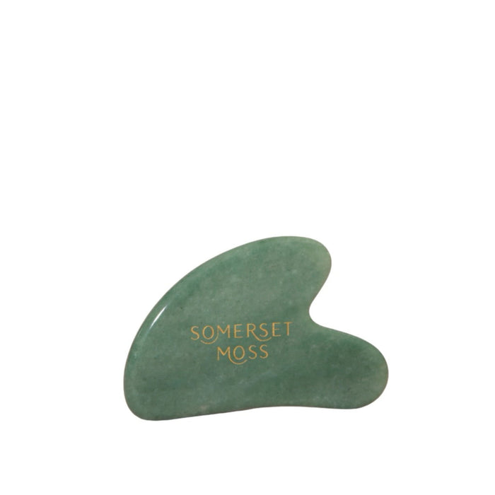 Somerset Moss Jade Gua Sha Stone - The Green Kiss