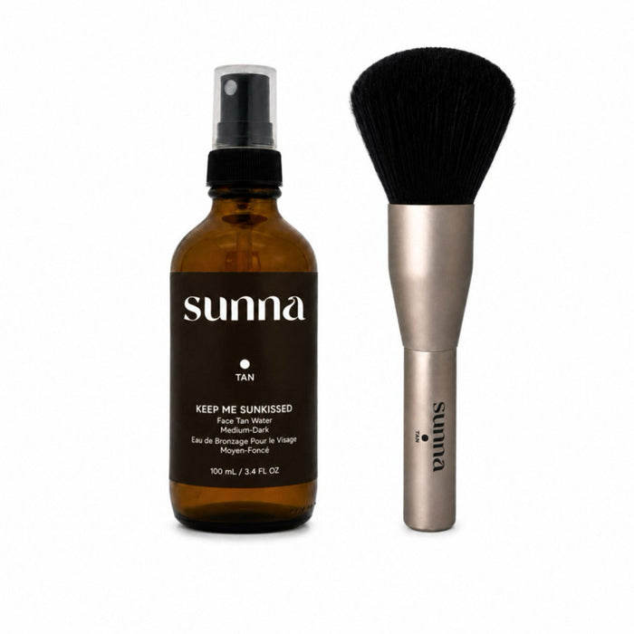 Sunna Tan Face Tan Water + Brush
