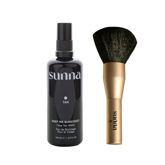 Sunna Tan Face Tan Water + Brush