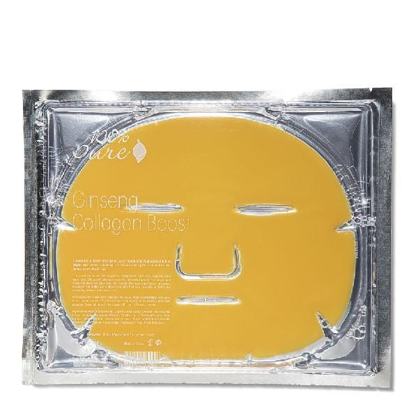 100 Percent Pure Ginseng Collagen Boost Mask Single - The Green Kiss
