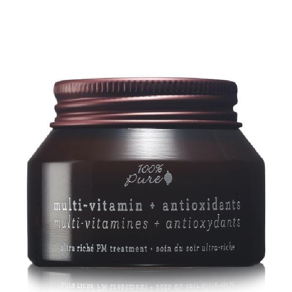 100 Percent Pure Multi-Vitamin + Antioxidants Ultra Riche PM Treatment - The Green Kiss