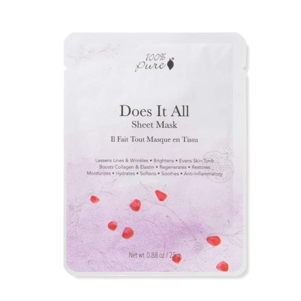100 Percent Pure Sheet Mask - Does It All - The Green Kiss