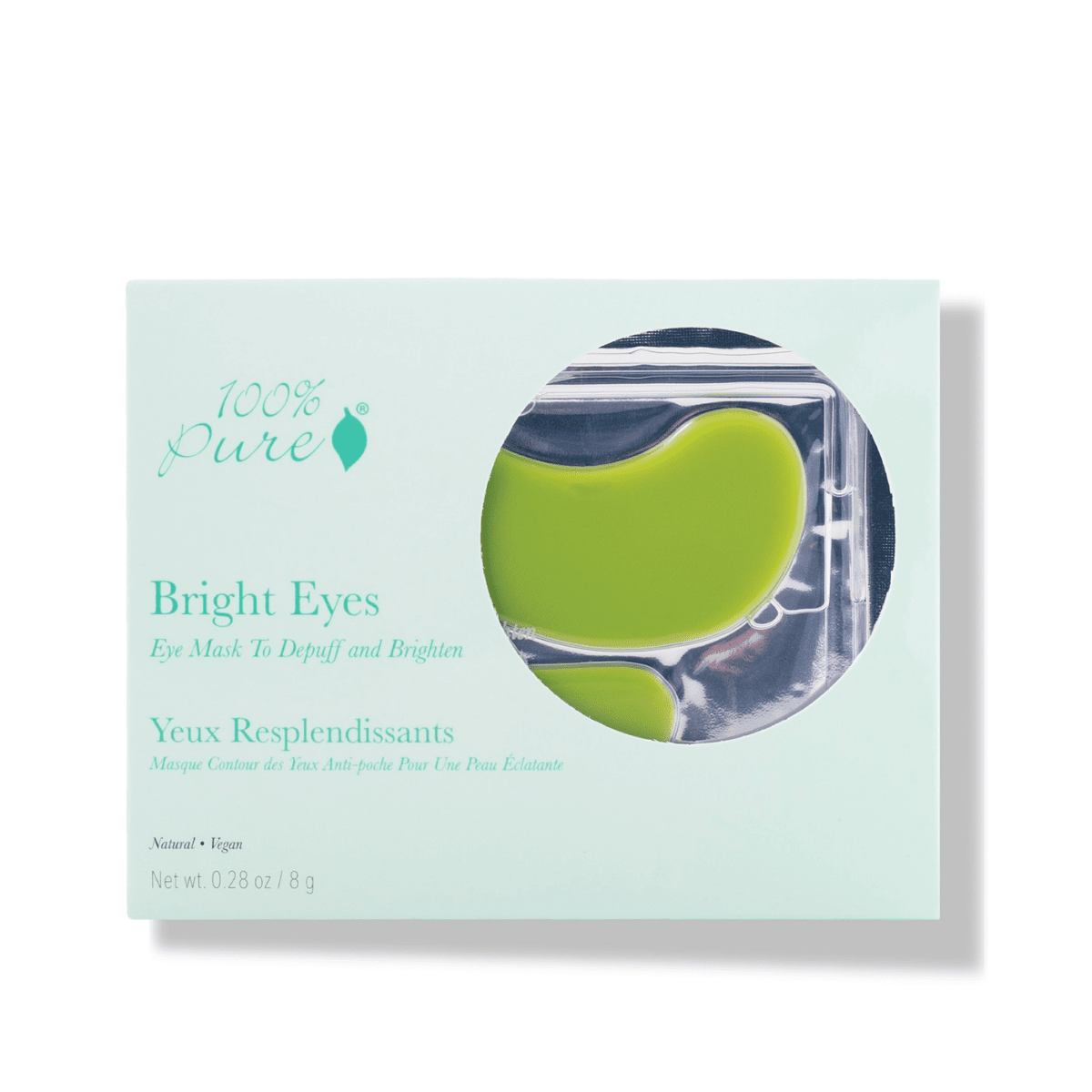 100 Percent Pure Bright Eyes Mask 5 Pack - The Green Kiss