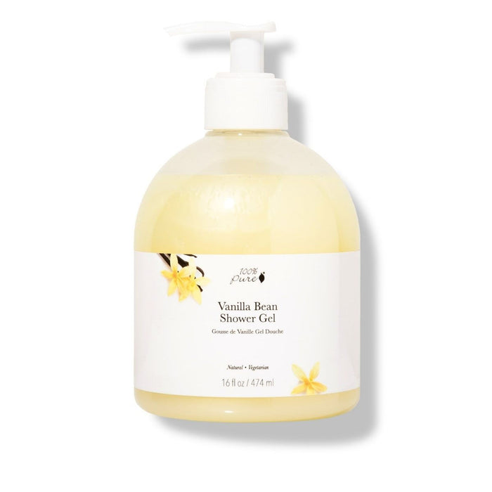 100 Percent Pure Vanilla Bean Shower Gel - The Green Kiss