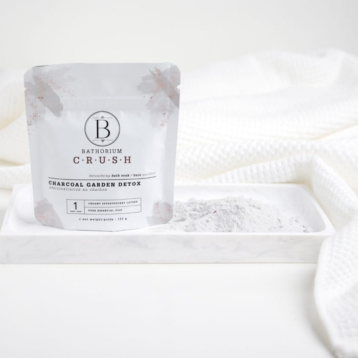 Bathorium Crush Bath Soak - Charcoal Garden Detox Single Bath