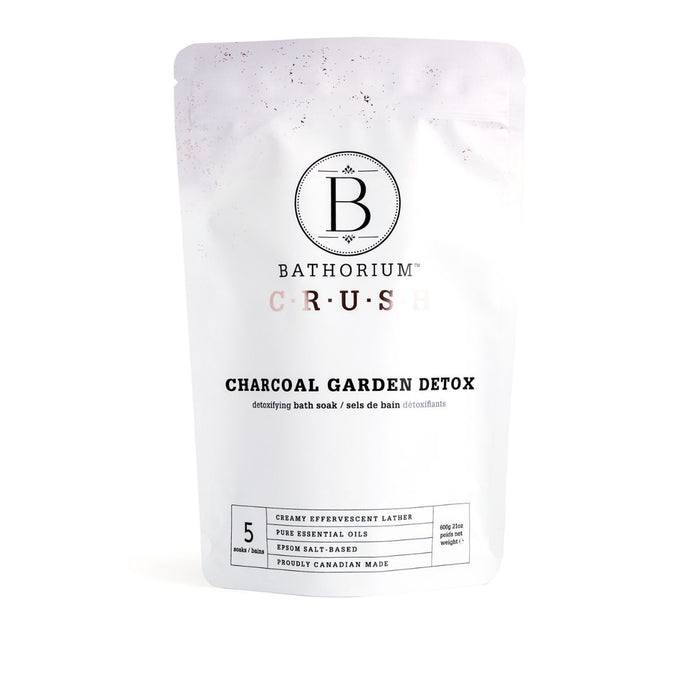Bathorium Crush Bath Soak - Charcoal Garden Detox 5 Bath
