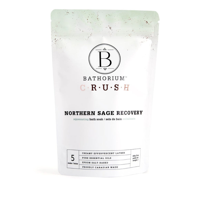 Bathorium Crush Bath Soak - Northern Sage Recovery 5 Bath