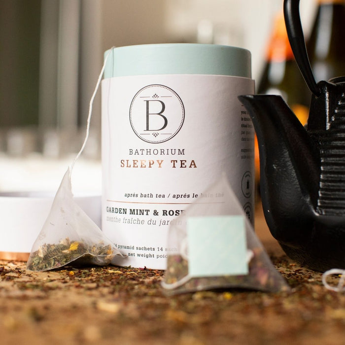 Bathorium Aprés Bath Sleepy Time Tea - Garden Mint + Rose