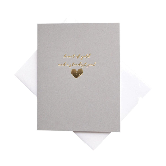 Cardideology Greeting Cards - Heart of Gold