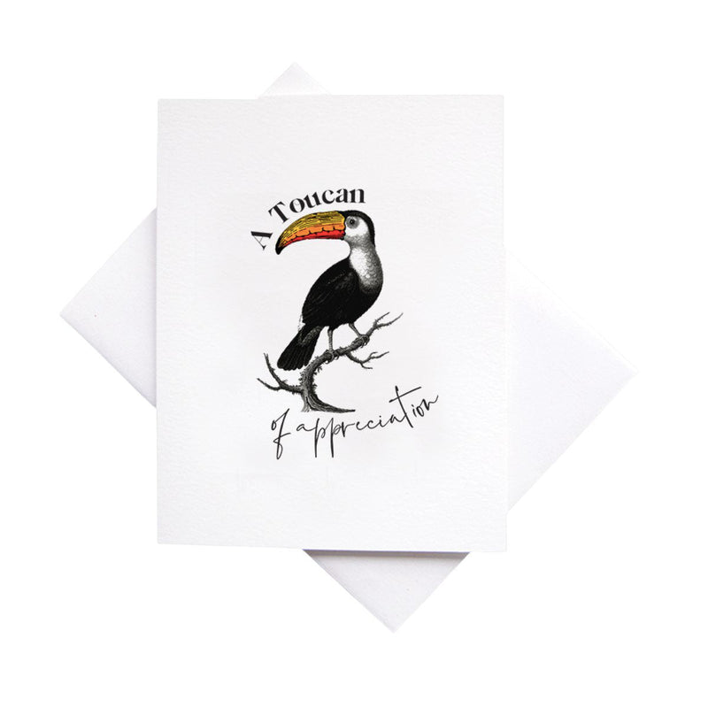 Cardideology Greeting Cards - A Toucan of Appreciation
