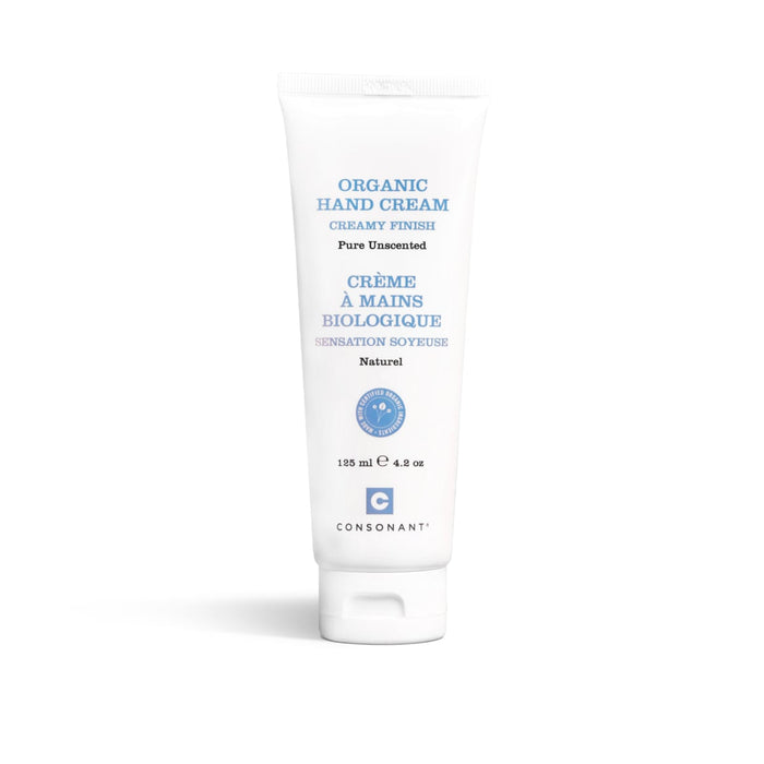 Consonant Organic Unscented Hand Cream - Creamy Finish