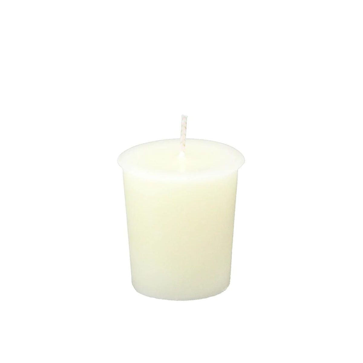 Honey Candles Beeswax Votive - Pearl White