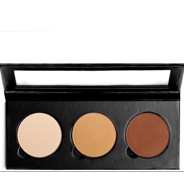 Sappho New Paradigm Triple Compact for Blushes and or Face Powders - The Green Kiss