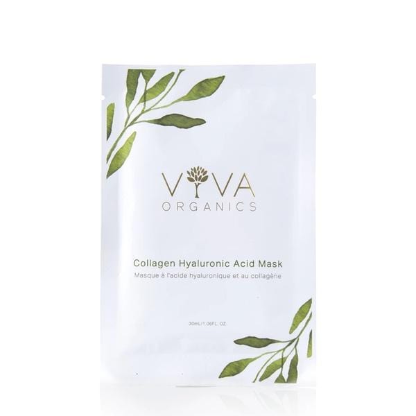 Viva Organics Collagen Hyaluronic Acid Sheet Mask - The Green Kiss