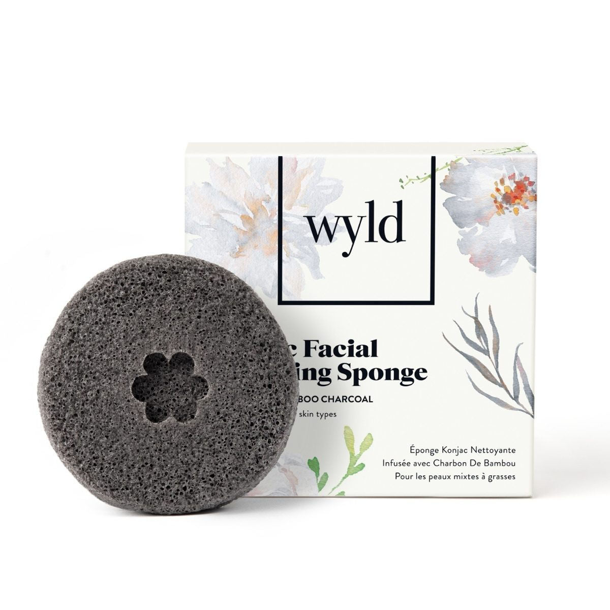 Wyld Konjac Sponge - Bamboo Charcoal