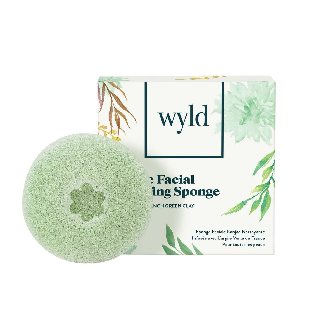 Wyld Konjac Sponge - French Green Clay