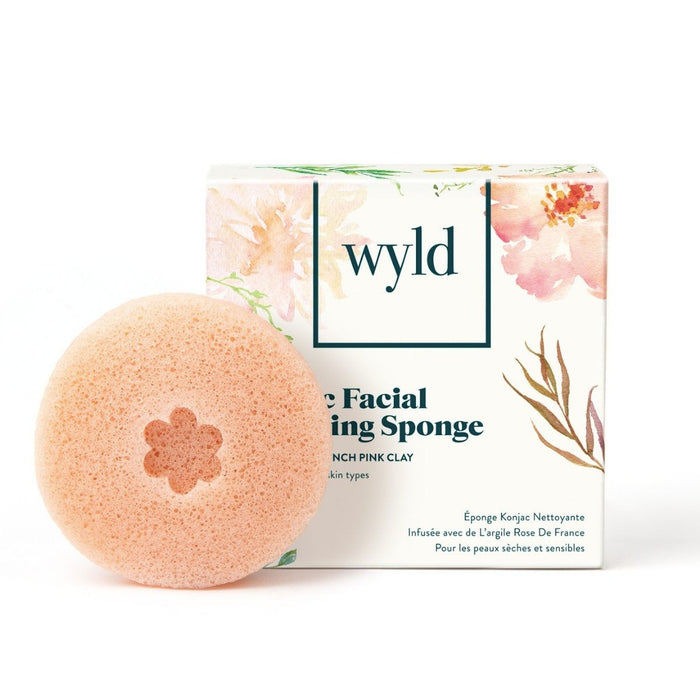 Wyld Konjac Sponge - French Pink Clay