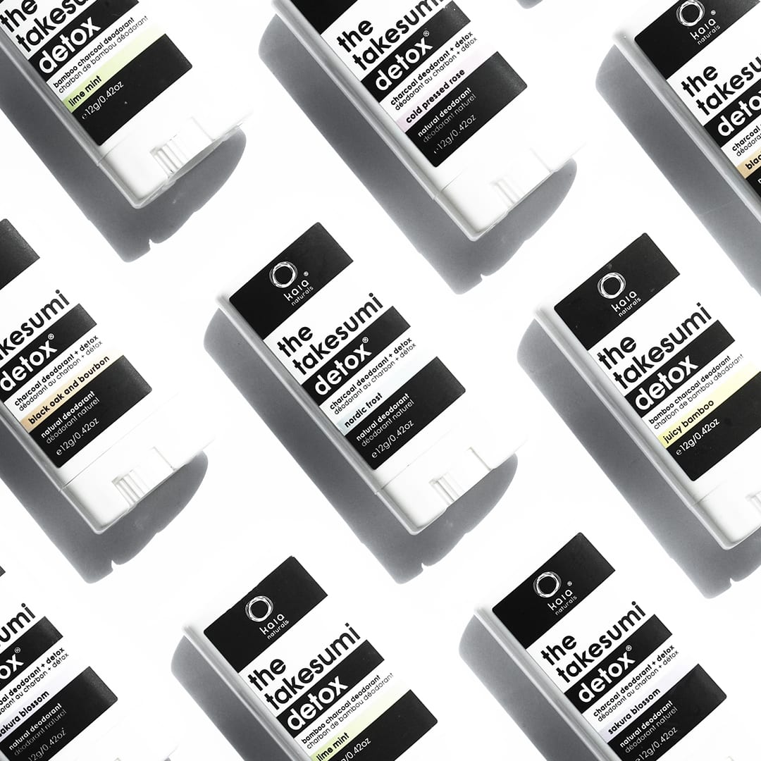 Kaia Naturals Takesumi Charcoal Deodorant Discovery Set