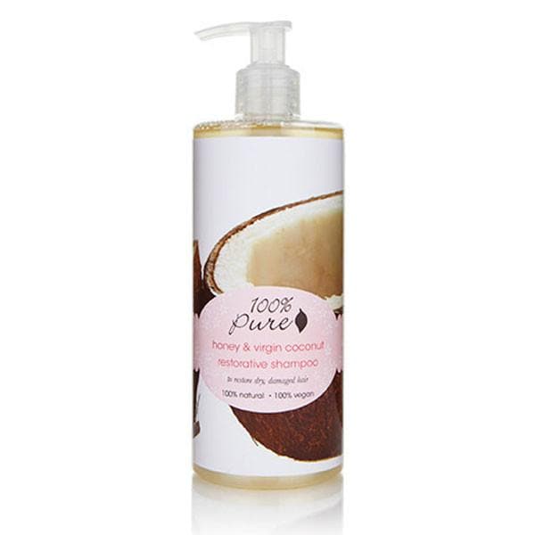 100 Percent Pure Shampoo - Honey & Virgin Coconut - The Green Kiss