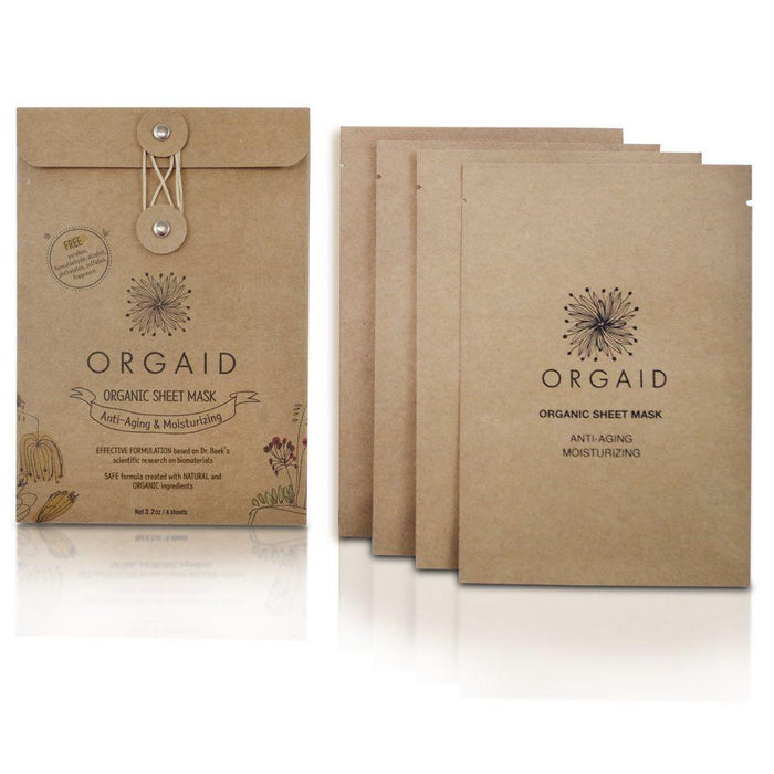 Orgaid Anti-Aging Organic Sheet Mask 4 Pack